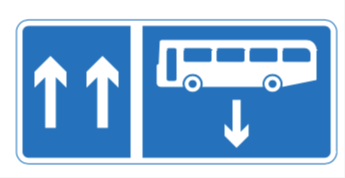 Contra Flow Bus Lane