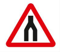 Dual carriageway ends