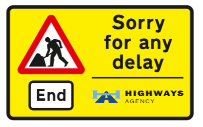 End of road works