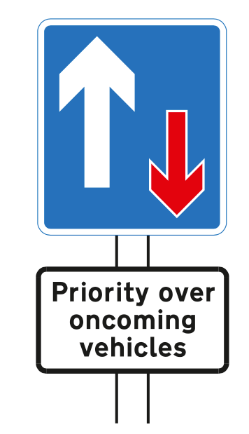 Traffic Has Priority Over Oncoming Vehicles